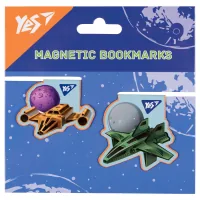 Закладки для книг Yes магнітні Super Space, 2шт (708116)