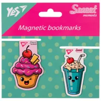 Закладки для книг Yes магнітні Sweet Cream Cake, 2шт (708114)
