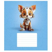 Зошит Школярик Robot animals 12 аркушів клітинка (012-3331K)