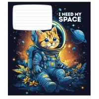 Зошит Школярик I need my space 12 аркушів лінія (012-3496L)