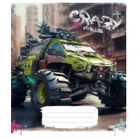 Зошит Школярик Monster trucks 48 аркушів лінія (048-3283L)