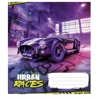 Зошит Школярик Time the urban races 48 аркушів клітинка (048-3439K)