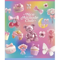 Зошит Школярик Star Nice Atitude Club 48 аркушів клітинка (048-3525K)