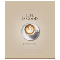Зошит Школярик Life is good 36 аркушів клітинка (036-3670K)
