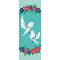 Bookmarks for books by Lyutsink "Doves" 1 pc. (LK000000007) (2000000000007)