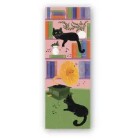 Bookmarks for books by Lyutsink "Kittens. Music" 1 pc. (LK000000129) (2000000000129)