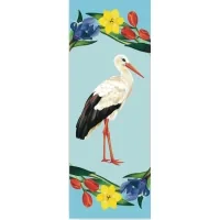 Bookmarks for books by Lyutsynka "Stork" 1 pc. (LK000000008) (2000000000008)