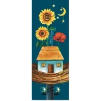 Bookmarks for books by Lyutsynka "House" 1 pc. (LK000000014) (2000000000014)