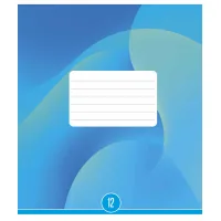 Зошит Школярик Self-colored gradient 12 аркушів клітинка (012-3654K)