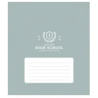 Зошит Школярик High school 12 аркушів клітинка (012-3657K)
