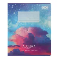Зошит ZiBi CLOUDS 36 аркушів, клітинка алгебра (ZB.1732-03)