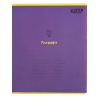 Зошит ZiBi MONOCHROME 36 аркушів, клітинка географія (ZB.1733-39)