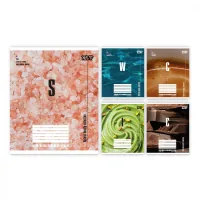 Notebook Yes Natural beauty A5 24 sheets cell (768864)