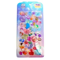 Tiki Wiki Sticker Decal Crystal Series 3D Sticker Set - Tiki Ocean S2 (25ESE009-04)