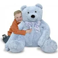 Soft toy Melissa&Doug Big plush mouse, blue, 76 cm x. 69cm (MD3983)