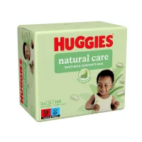 Huggies Natural Care baby wipes 56 x 3 pcs (5029053550176)
