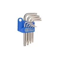 KING TONY Torx key 9 pcs. T10-T50, L-shaped (20309PR)