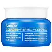 Face cream FarmStay Collagen Water Full Moist Cream Moisturizing with collagen 100 g (8802221001338)