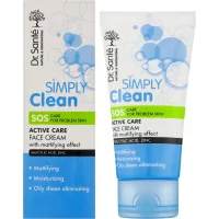 Крем для обличчя Dr.Sante Simply Clean SOS Матуючий 50 мл (4823015939242)
