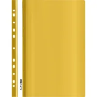 Economix A4 quick-stitch folder with perforation, texture "gloss", yellow (E31510-05)