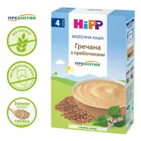 Children's porridge HiPP milk buckwheat with prebiotics, 250 g (9062300140122)