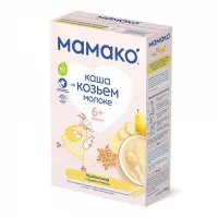 MAMAKO wheat porridge for children with pear and banana on goat's milk 200 g (4607088795864)