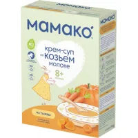 Children's porridge MAMAKO Pumpkin cream soup with goat's milk 150 g (4670017090279)