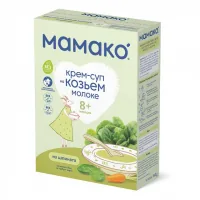 Children's porridge MAMAKO Cream-soup of spinach with goat's milk 150 g (4670017090255)