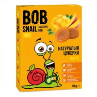 Цукерка Bob Snail Равлик Боб натуральні Мангові 60 г (4820219340584)