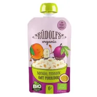 Children's porridge Rudolfs milk oatmeal Pouch Mango and passion fruit, 110 g (4751017941812)