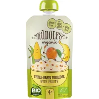 Children's porridge Rudolfs multigrain with fruit, gluten-free, organic 110 g (4751017942161)