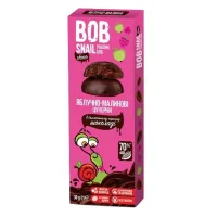 Цукерка Bob Snail Равлик Боб яблучно-полуничні в чорному шоколаді 30 г (4820219341307)