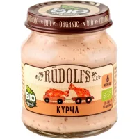 Rudolfs baby puree Chicken from 6 months 120 g (4751017940815)