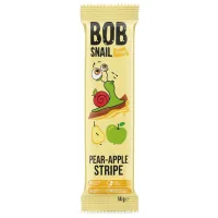 Цукерка Bob Snail Равлик Боб Яблуко Груша, страйп, 14 г (4820206080714)