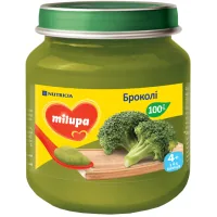 Дитяче пюре Milupa Броколі з 4 місяців 125 г (5900852030239)