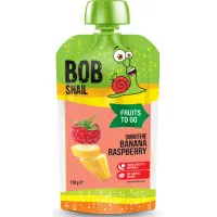 Дитяче пюре Bob Snail Равлик Боб Смузі Банан-Малина 120 г (4820219346364)