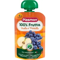 Children's puree Plasmon Apple, blueberry 100 g (1136130)