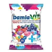 Цукерка Tayas Damla Vit з фруктовим наповнювачем, вітамінами та мінералами 90 г (1780212)