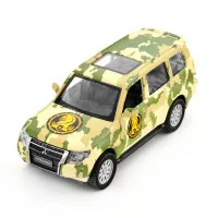 Scale car model TechnoDrive Chevron Heroes series car model - Mitsubishi Pajero 4WD Tubro - 47 OMBr (250361M)