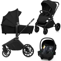 Lionelo stroller 3 in 1 MIKA PLUS BLACK ONYX (LO-MIKA PLUS 3IN1 BLACK ONYX)