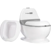 Горщик FreeON зі звуком змиву, білий (49249)
