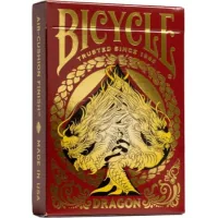 Playing cards Bicycle Red Dragon (Bicycle Premium) (ВР_КГБРД)