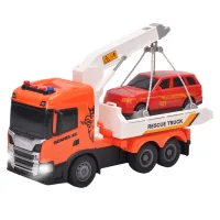 Machine for children TechnoDrive Big Truck series - Scania tow truck with car (light, sound) (6408KS)