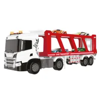 Machine for children TechnoDrive of the Large Truck series - Scania truck (4 cars, light, sound) (6414KS)