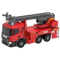 Machine for children TechnoDrive Super Big Truck Fire engine Scania (5005KS)
