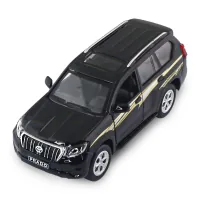 Scale model car TechnoDrive Toyota Prado black (KM6189D)