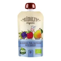 Rudolfs baby puree Rudolfs puree pouch Fruits with yogurt from 6 months organic (4751017942130)