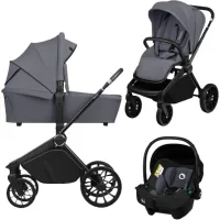 Stroller Lionelo Mika plus 3 in 1 gray stone (LO-MIKA PLUS 3IN1 GRAY STONE)