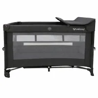 Дитячий манеж Velano з другим ярусом та пеленатором Tino, dark grey (46160)