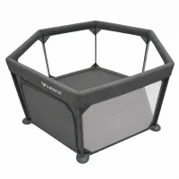 Дитячий манеж Velano шестикутний Star, grey (46162)
